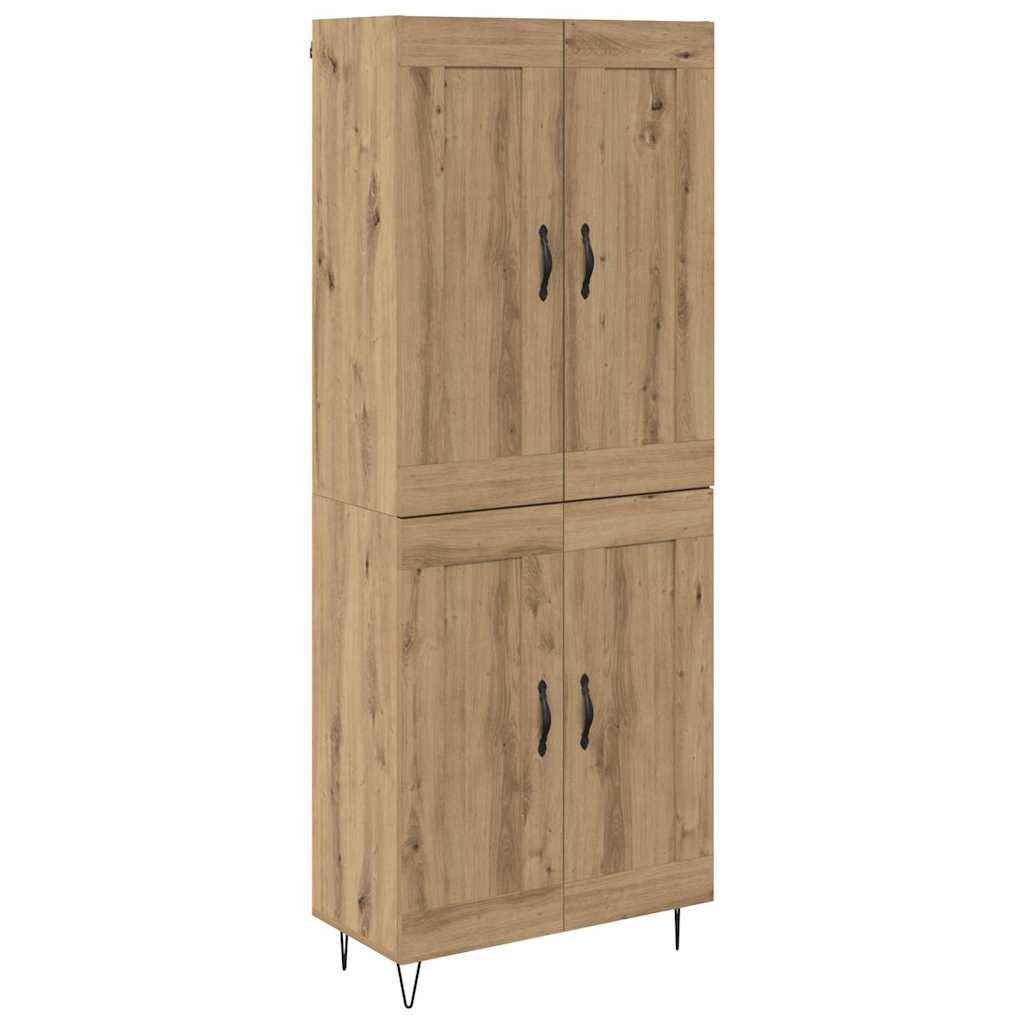 Haut Armoire Chêne artisanal 69,5 x 34 x 180 cm - XIOS