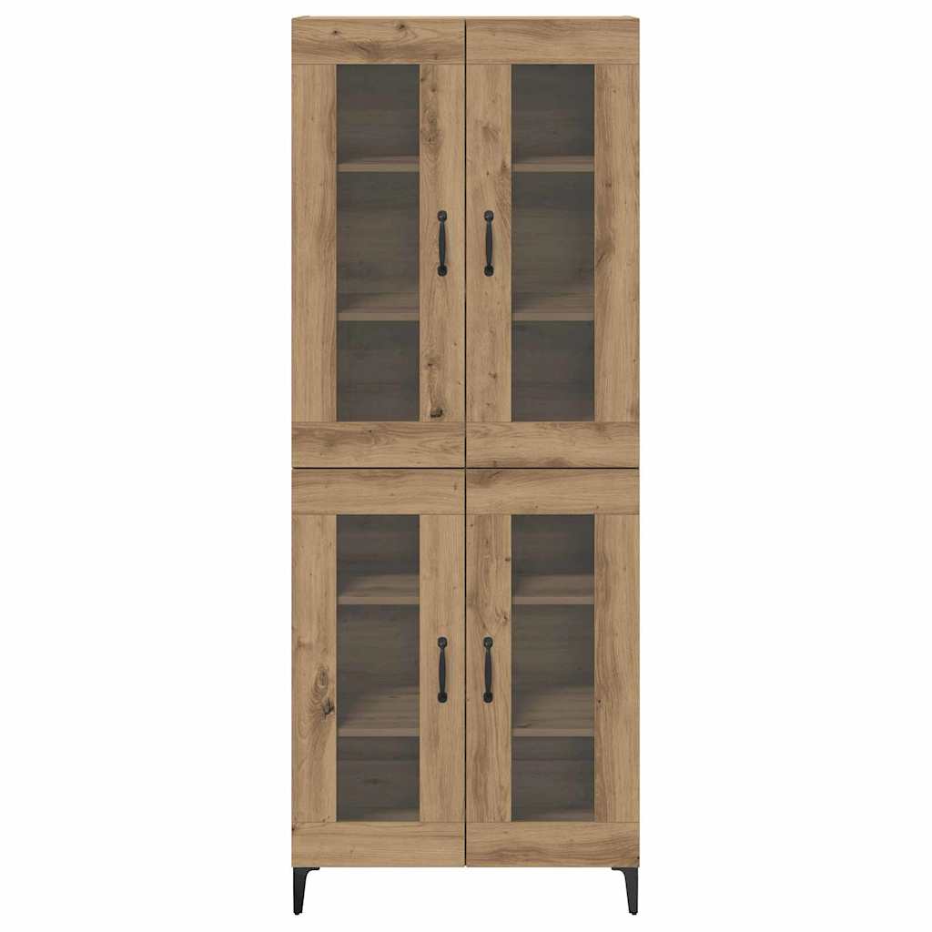 Haut Armoire Montage mural Chêne artisanal 69,5 x 34 x 180 cm - XIOS