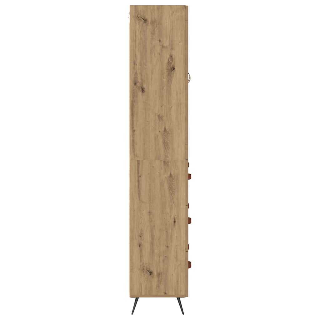 Buffet avec étagère 2 pcs Chêne artisanal Bois d'ingénierie - XIOS