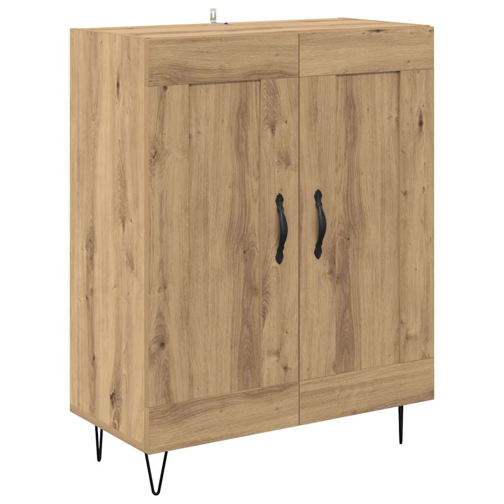 Haut Armoire avec tiroir Chêne artisanal 69,5 x 34 x 180 cm - XIOS