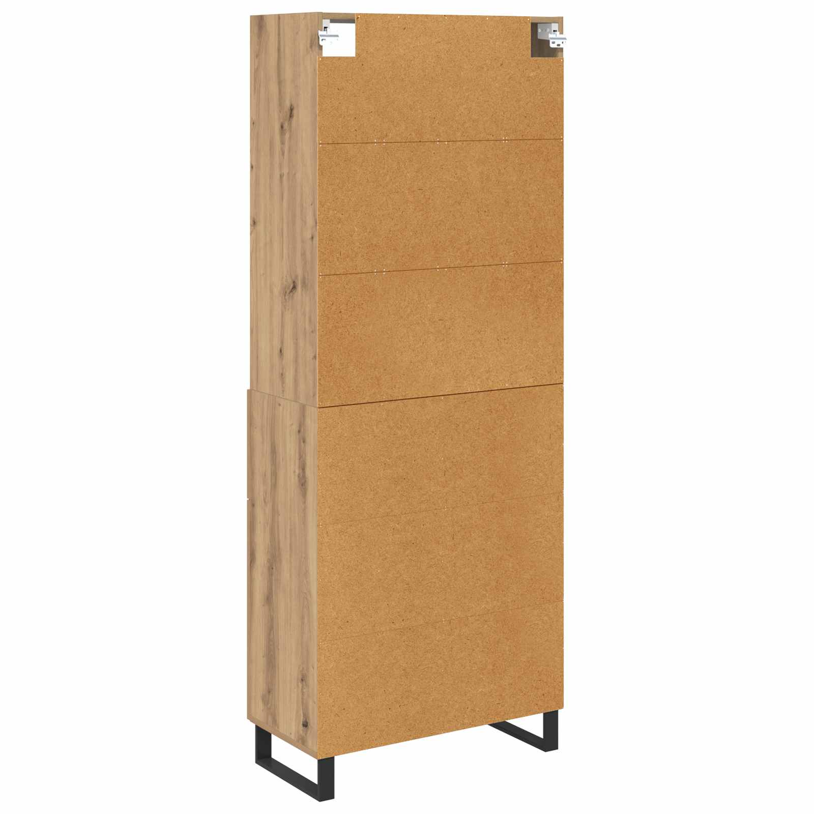 Haut Armoire 2 pcs Chêne artisanal Bois d'ingénierie - XIOS