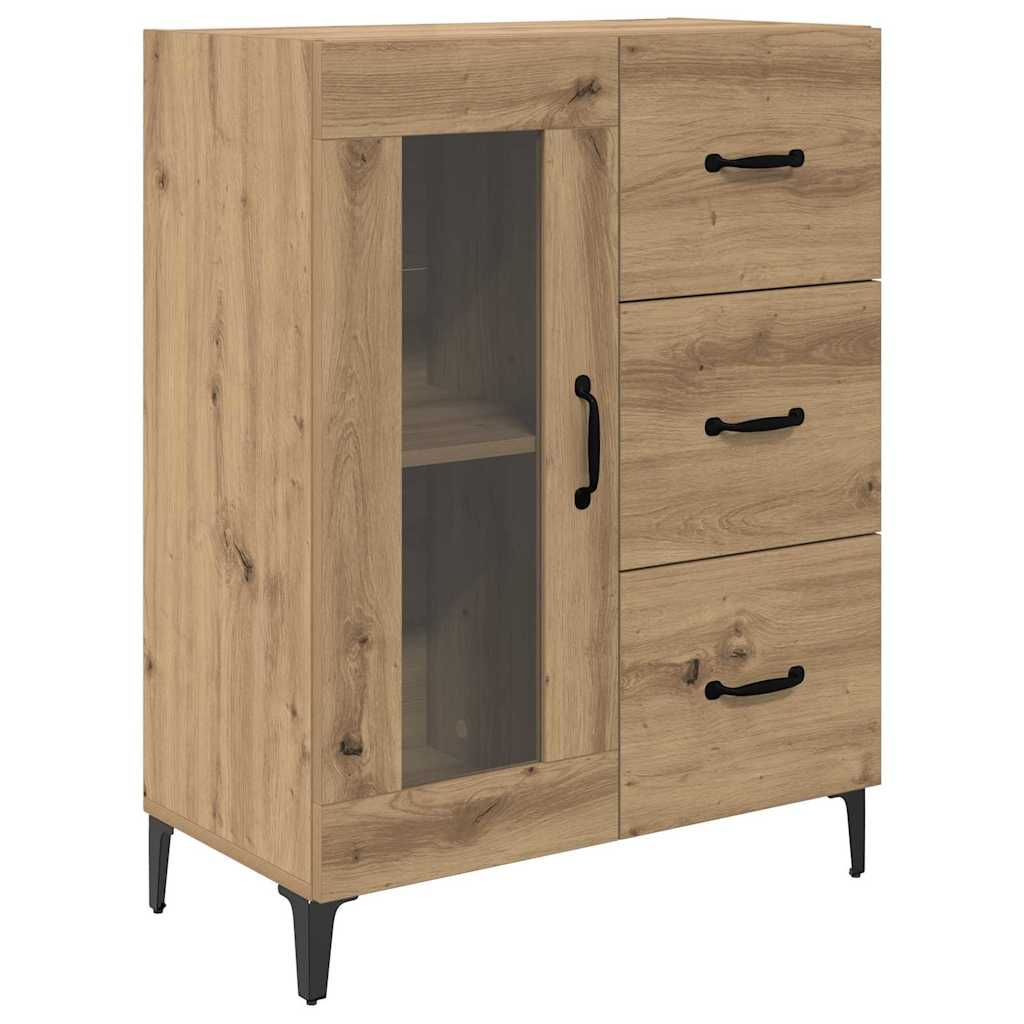 Haut Armoire Chêne artisanal 69,5 x 34 x 180 cm - XIOS