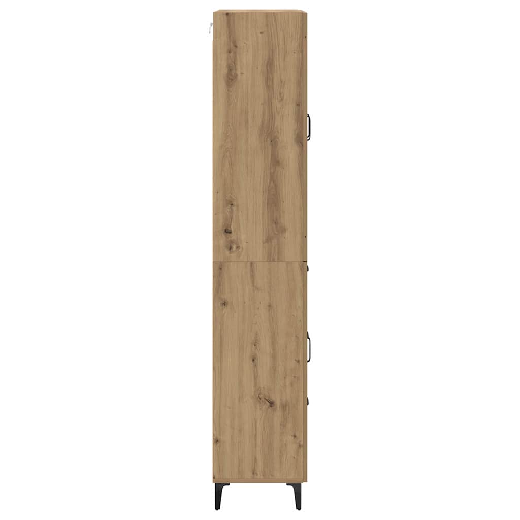 Haut Armoire Chêne artisanal 69,5 x 34 x 180 cm - XIOS