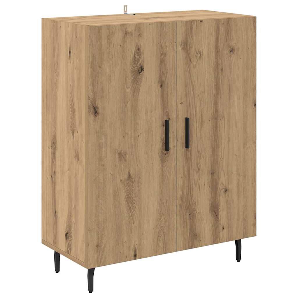 Haut Armoire 2 pc Chêne artisanal 69,5 x 34 x 180 cm