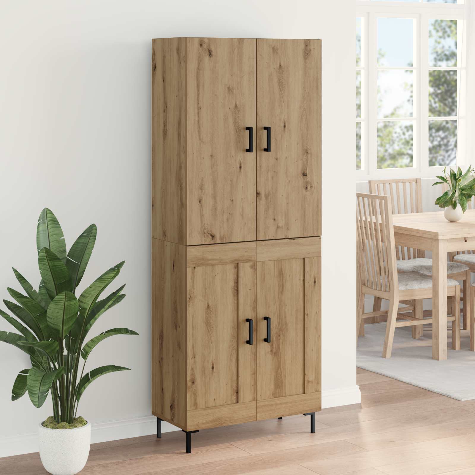 Haut Armoire Chêne artisanal 69,5 x 34 x 180 cm