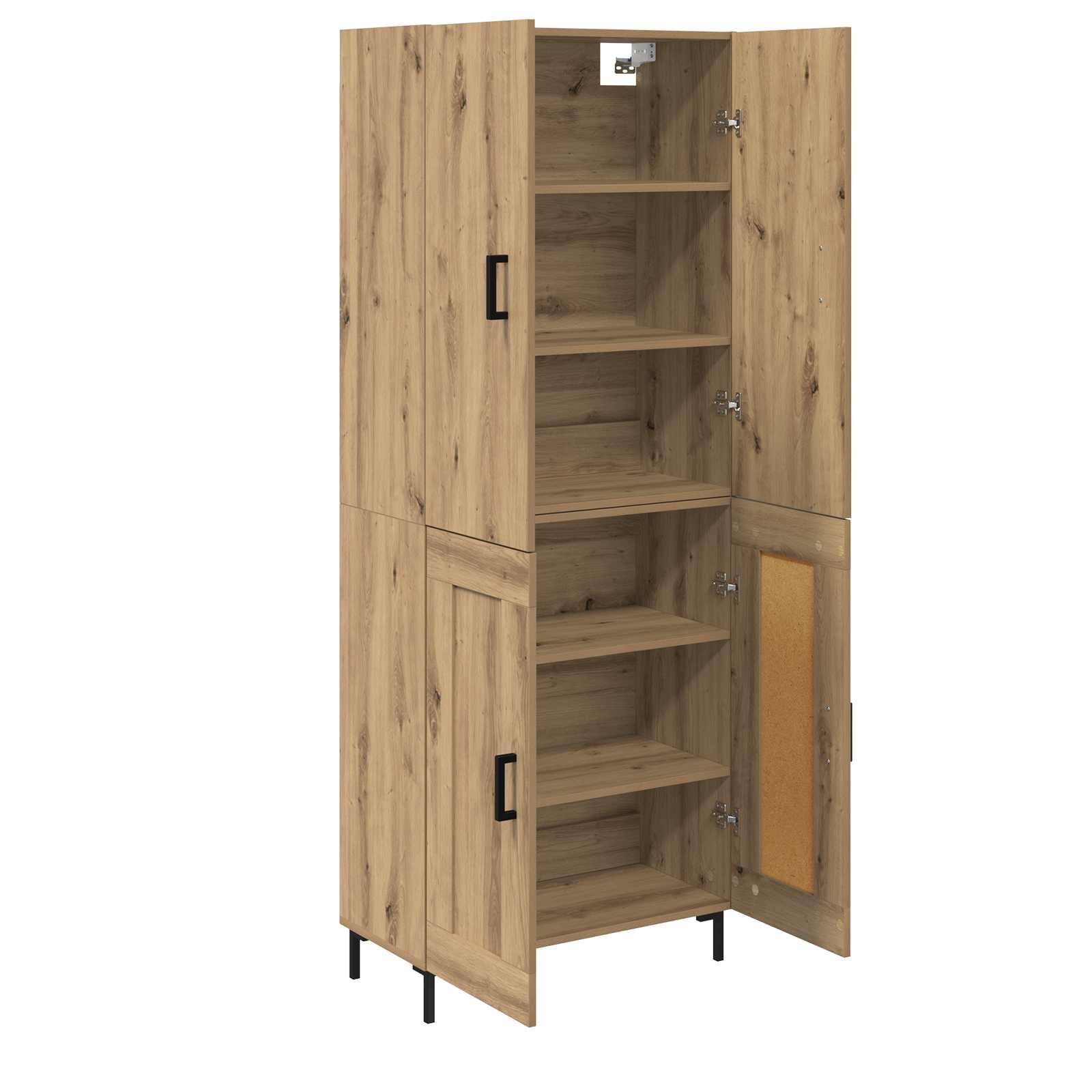Haut Armoire Chêne artisanal 69,5 x 34 x 180 cm