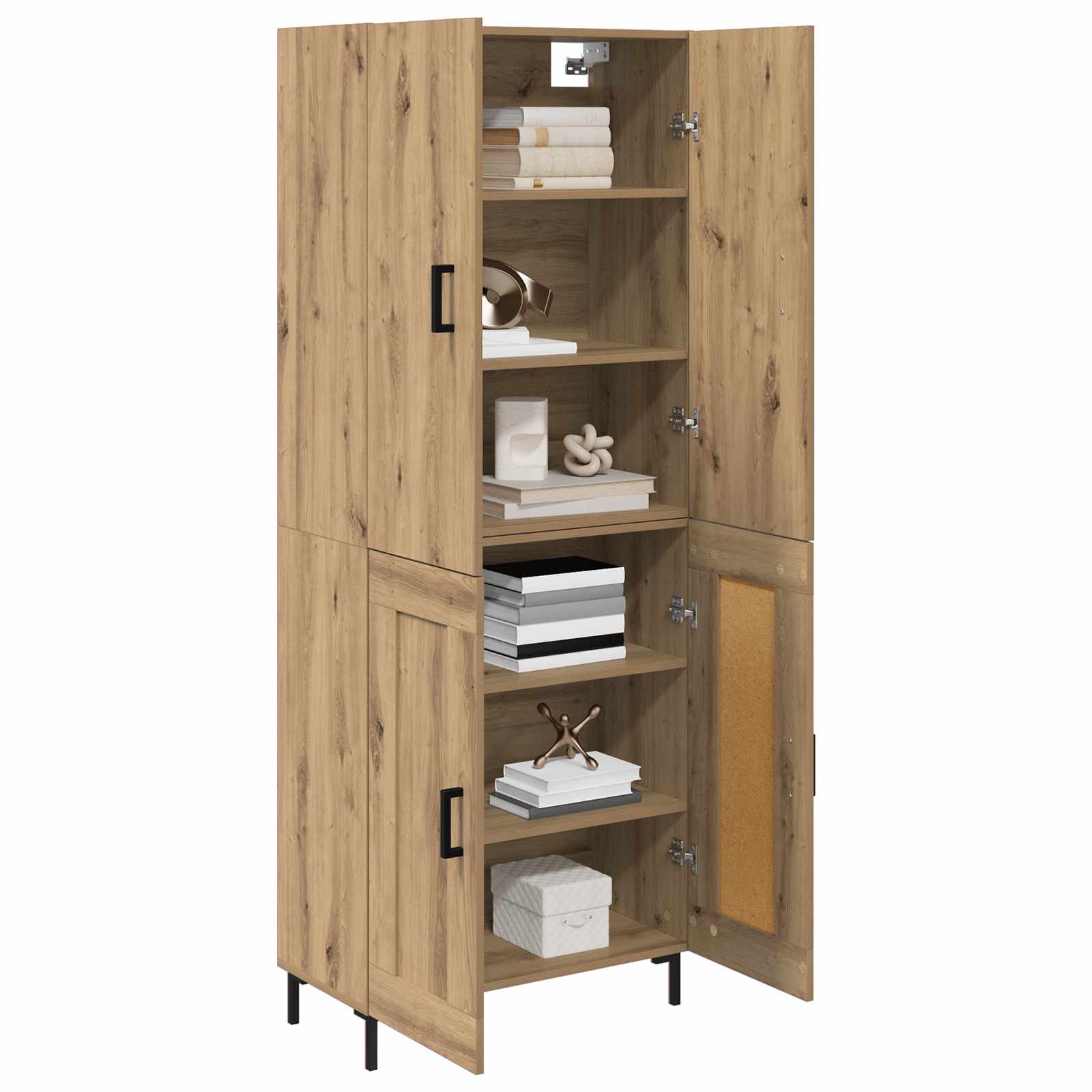 Haut Armoire Chêne artisanal 69,5 x 34 x 180 cm