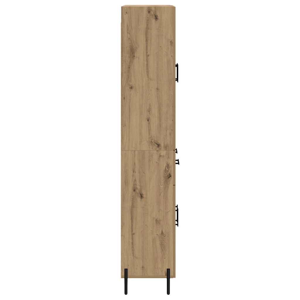 Haut Armoire Chêne artisanal 69,5 x 34 x 180 cm