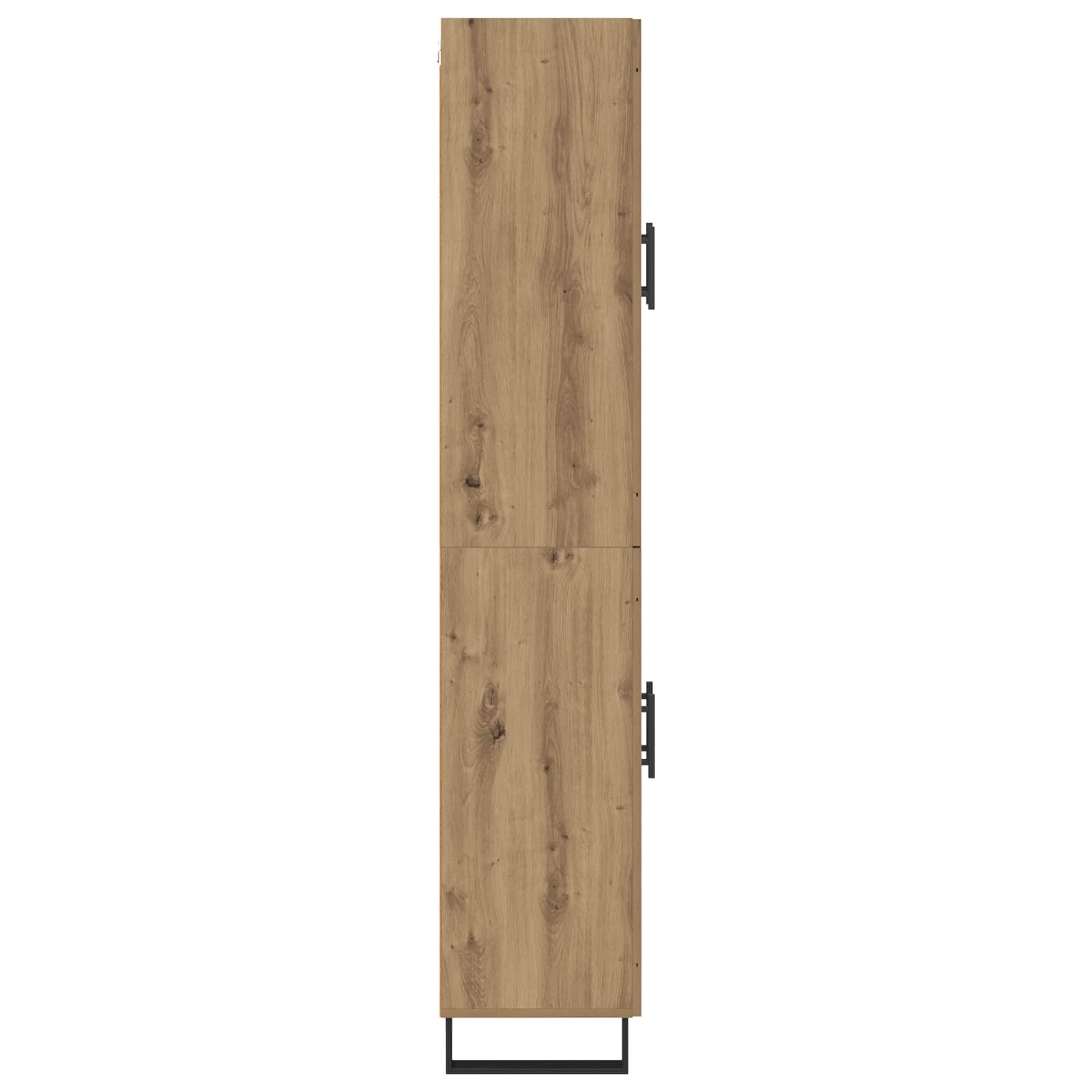 Haut Armoire 2 pcs Chêne artisanal Bois d'ingénierie - XIOS