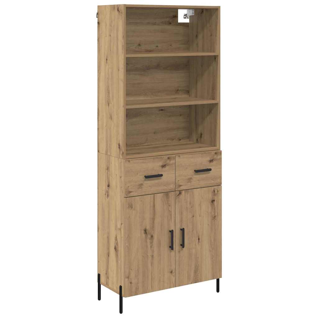 Haut Armoire Chêne artisanal 69,5 x 32,5 x 180 cm