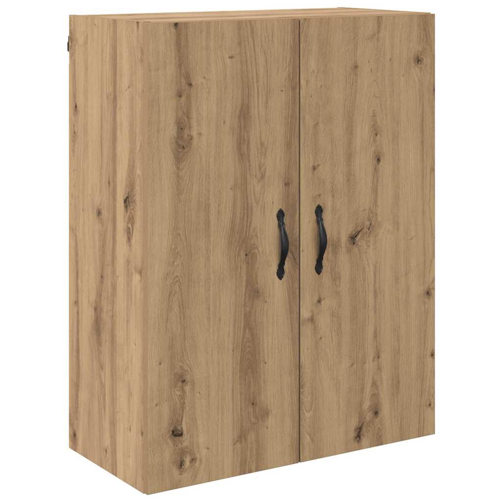 Haut Armoire 2 pcs Chêne artisanal Bois Aggloméré et Verre - XIOS