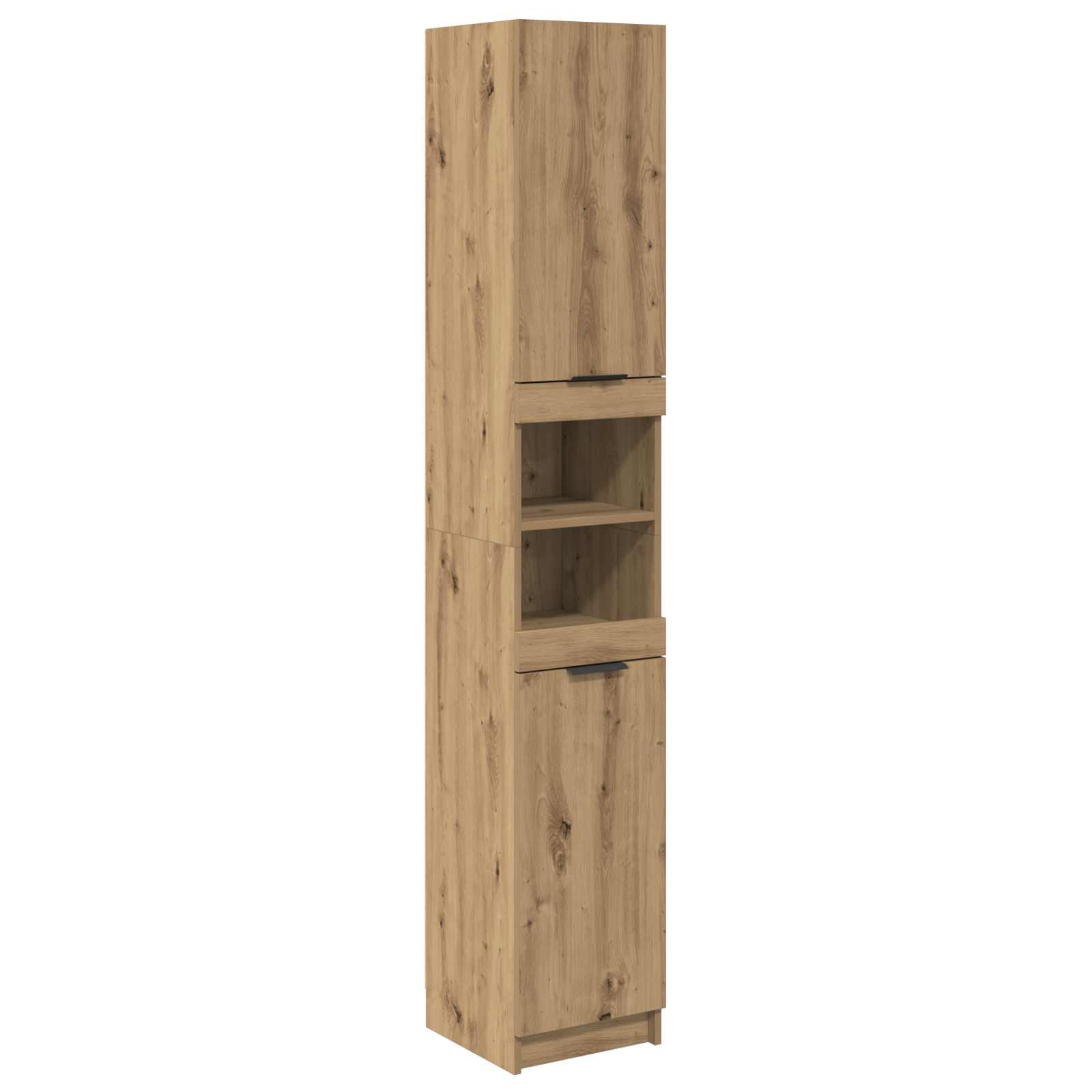 Ensemble de mobilier de salle de bain 5 pc Chêne artisanal