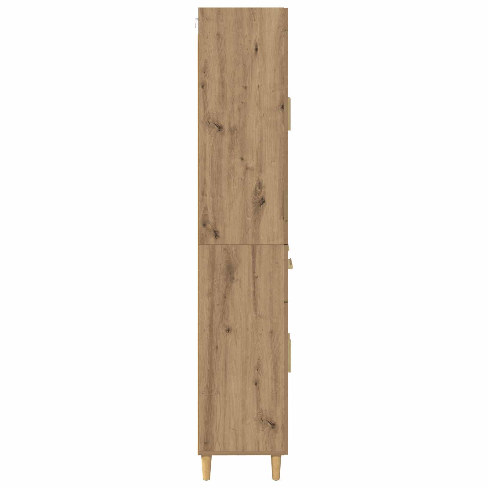 Haut Armoire avec tiroir Chêne artisanal 69,5 x 34 x 180 cm - XIOS
