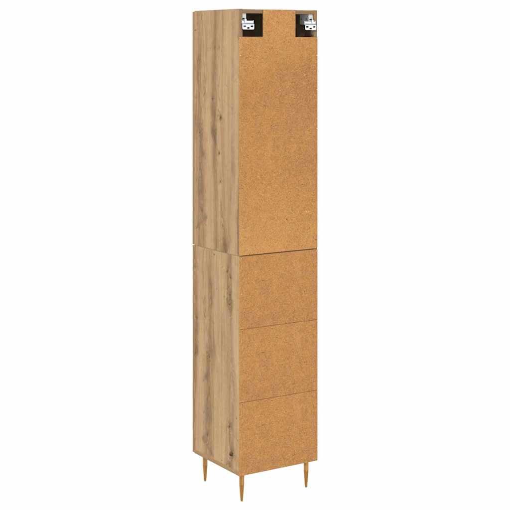 Haut Armoire Chêne artisanal 34,5 x 34 x 180 cm - XIOS