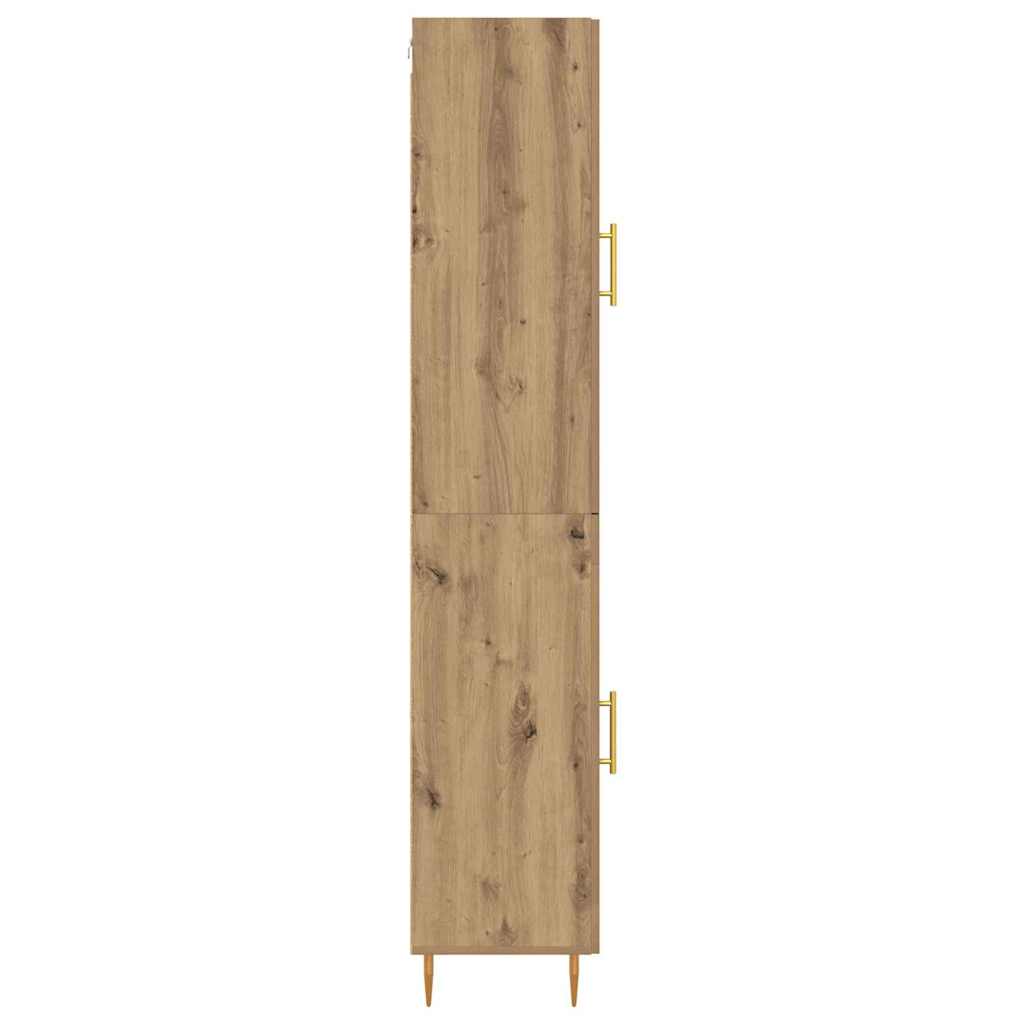 Haut Armoire Chêne artisanal 34,5 x 34 x 180 cm - XIOS