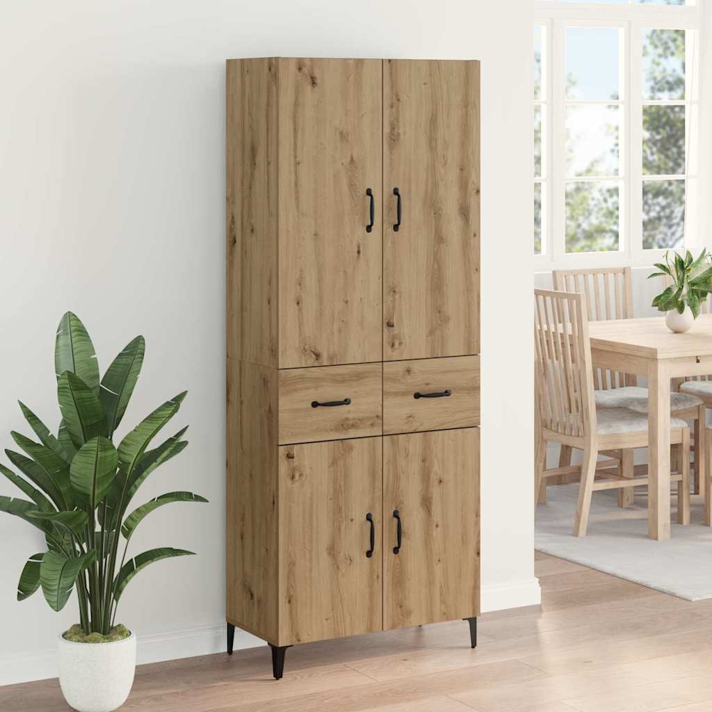 Haut Armoire Chêne artisanal 69,5 x 34 x 180 cm