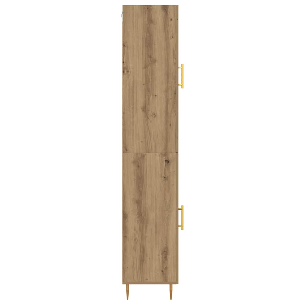 Haut Armoire 2 pcs Chêne artisanal Verre - XIOS