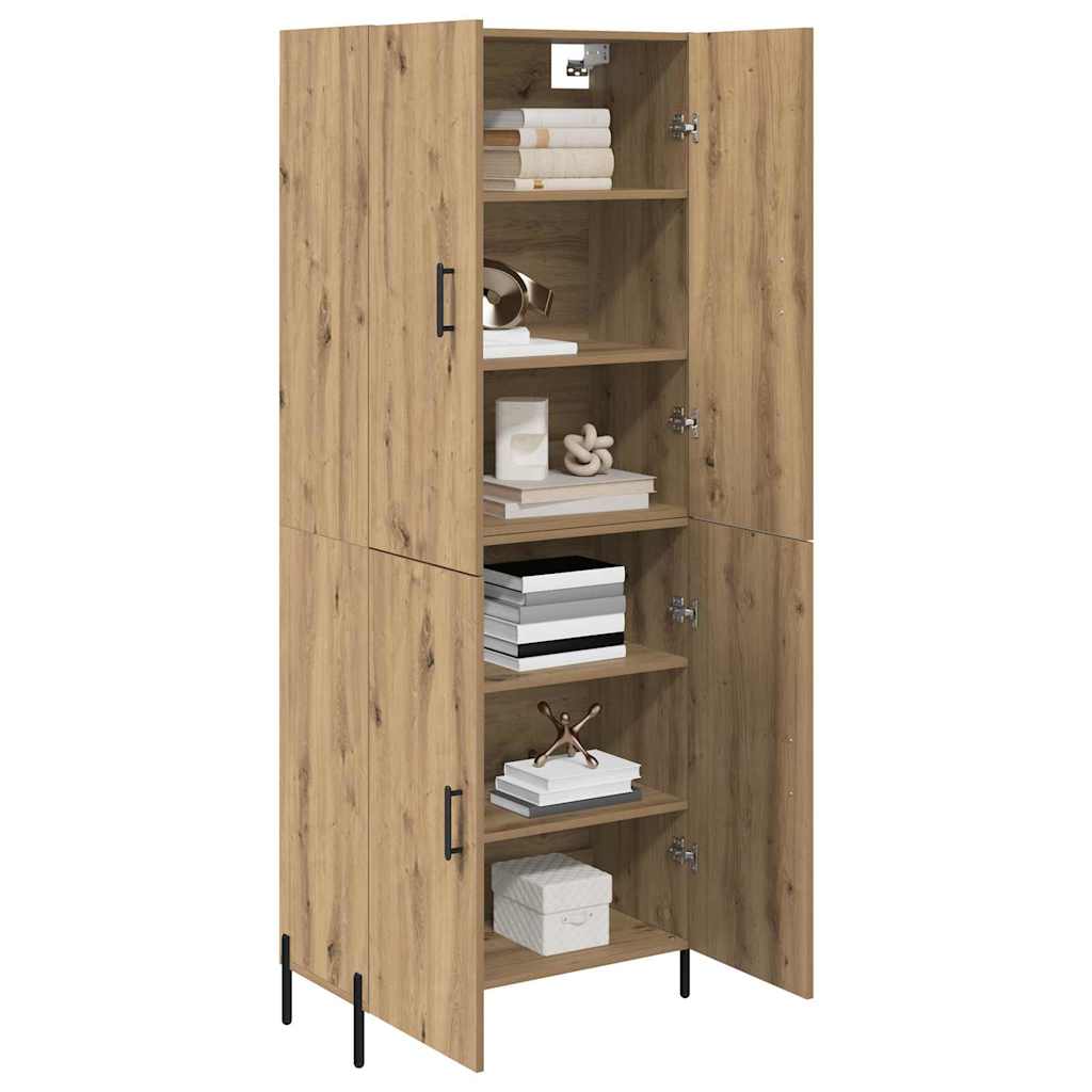 Haut Armoire Chêne artisanal 69,5 x 34 x 180 cm
