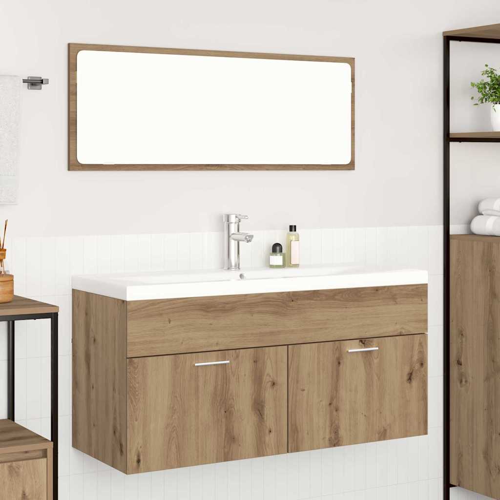 Armoire de salle de bain Chêne artisanal 100 x 38,5 x 46 cm
