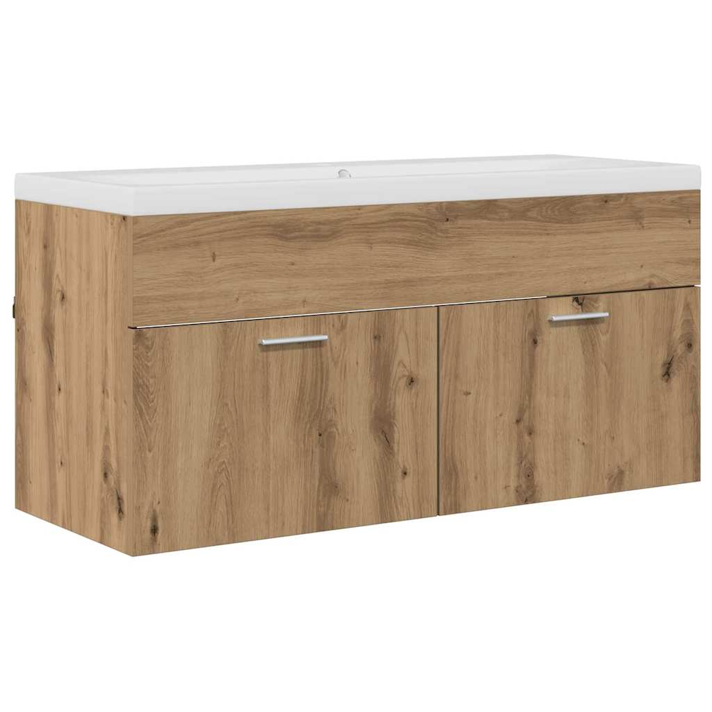 Armoire de salle de bain Chêne artisanal 100 x 38,5 x 46 cm