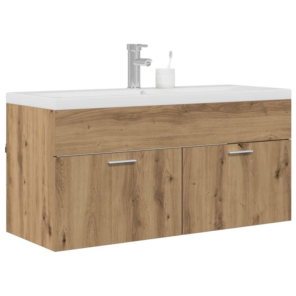 Armoire de salle de bain Chêne artisanal 100 x 38,5 x 46 cm