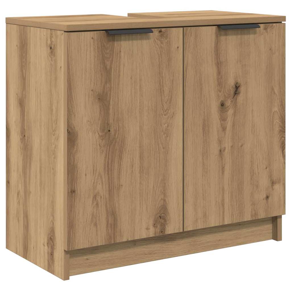 Ensemble de Meubles de Salle de Bain 2 pièces Chêne artisanal