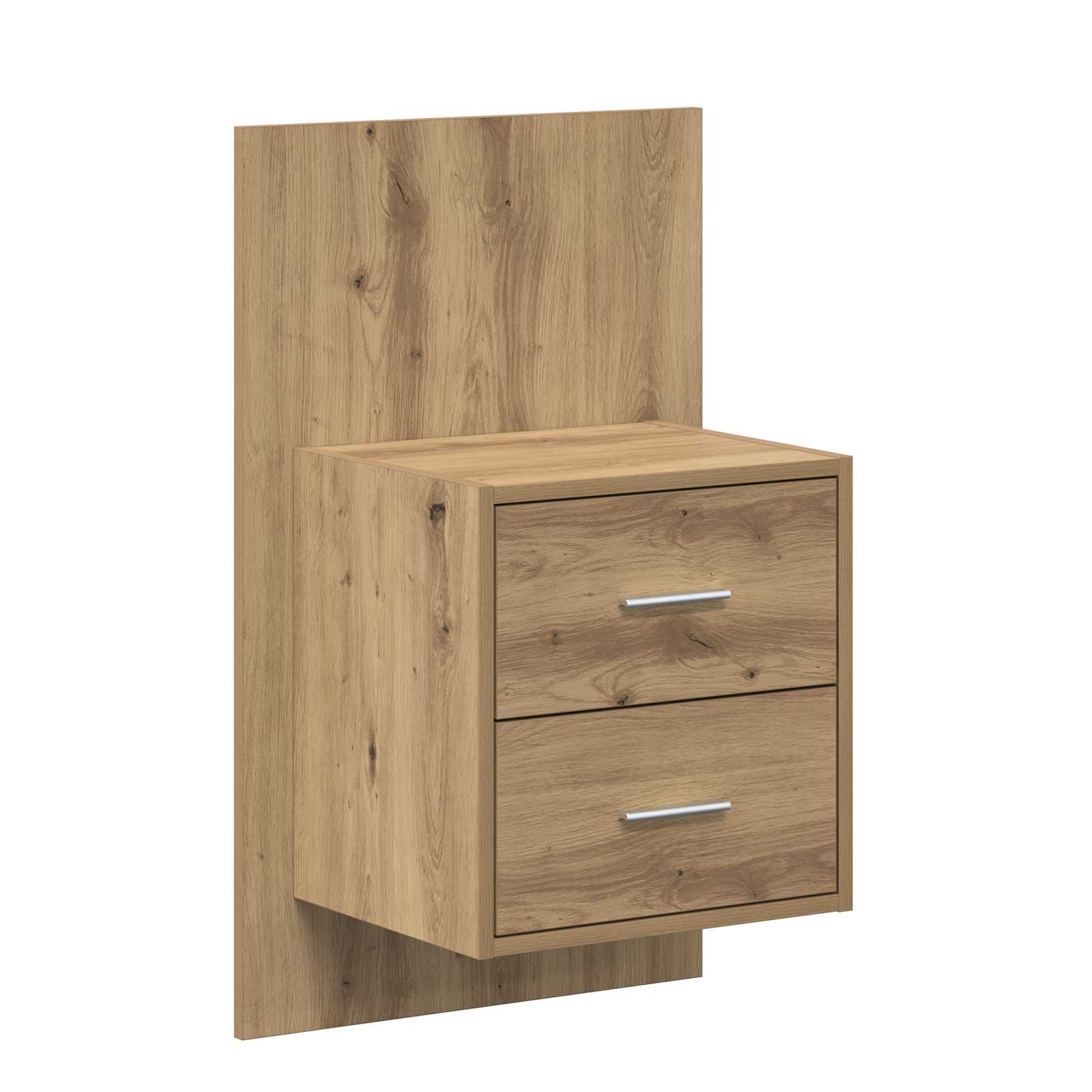 Tête de lit avec armoire avec tiroir 3 pcs Chêne artisanal - XIOS