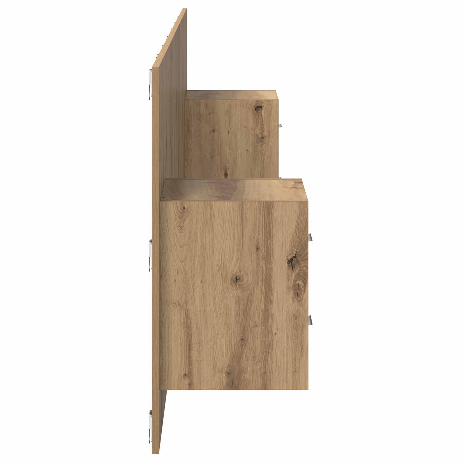 Tête de lit avec armoire avec tiroir 3 pcs Chêne artisanal - XIOS