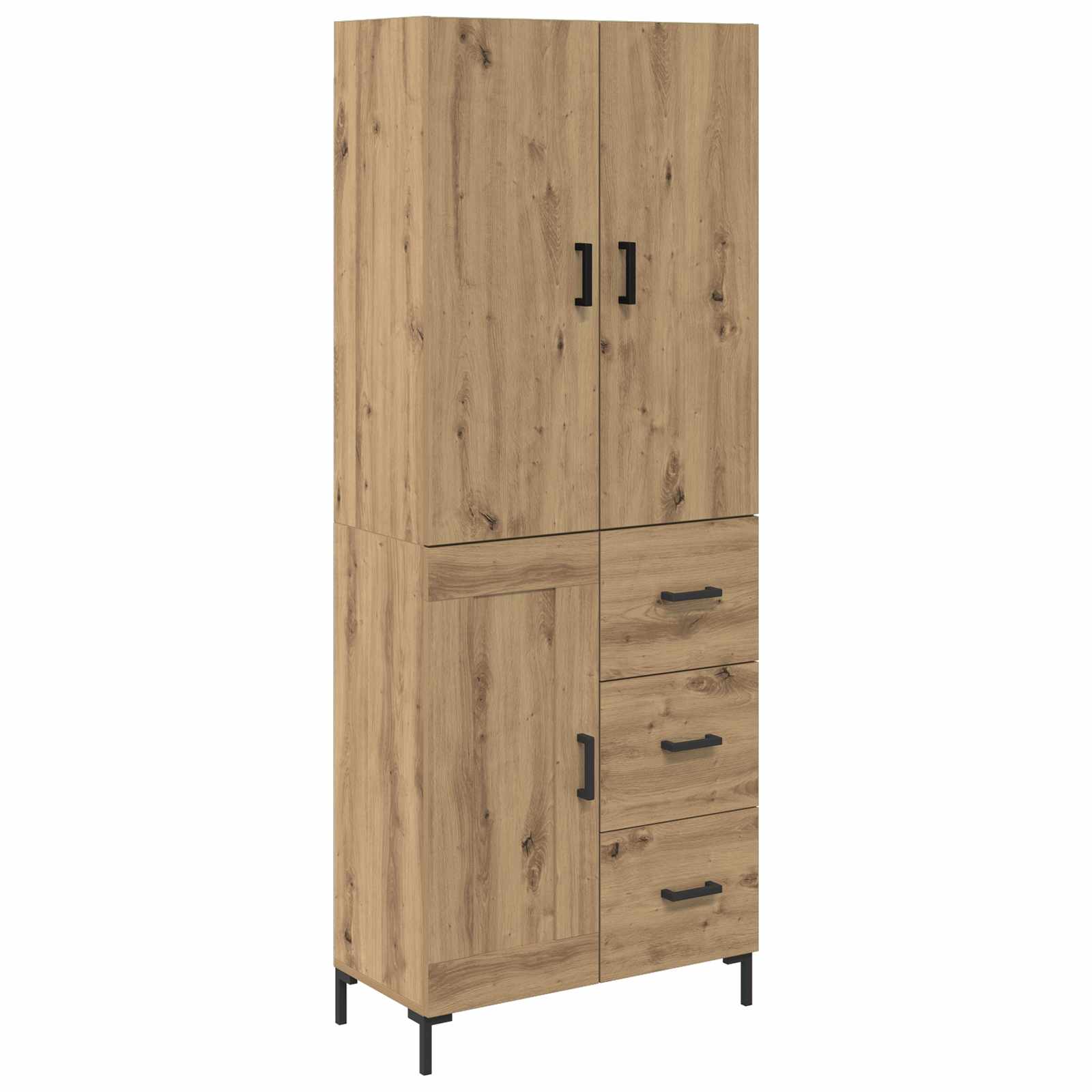 Haut Armoire Chêne artisanal 69,5 x 34 x 180 cm