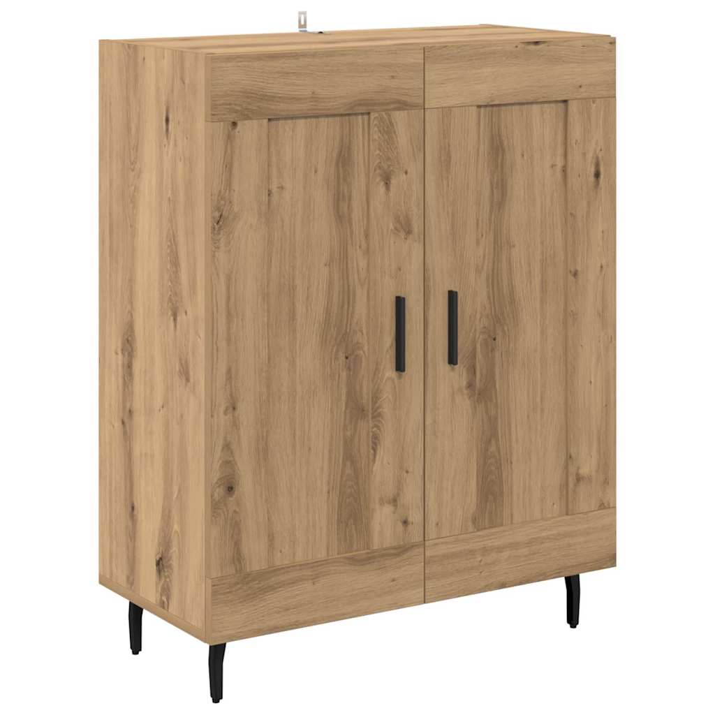 Haut Armoire 2 pcs Chêne artisanal 69,5 x 34 x 180 cm