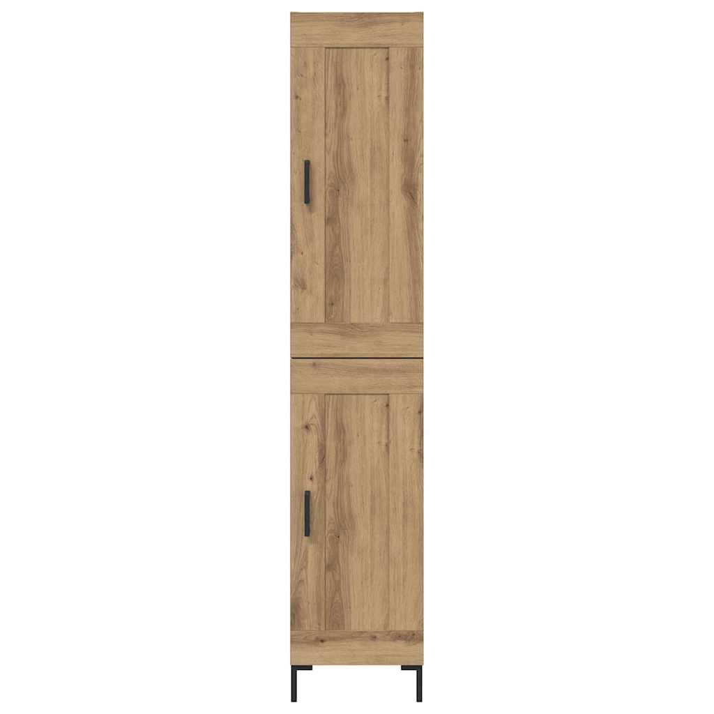 Haut Armoire Chêne artisanal 34,5 x 34 x 180 cm - XIOS