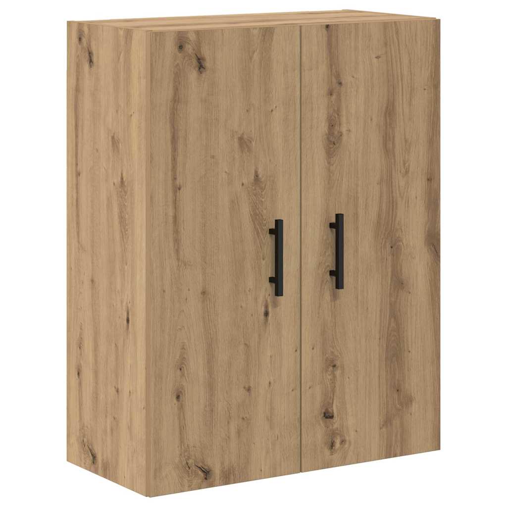 Haut Armoire 2 pcs Chêne artisanal Bois Aggloméré et Verre - XIOS