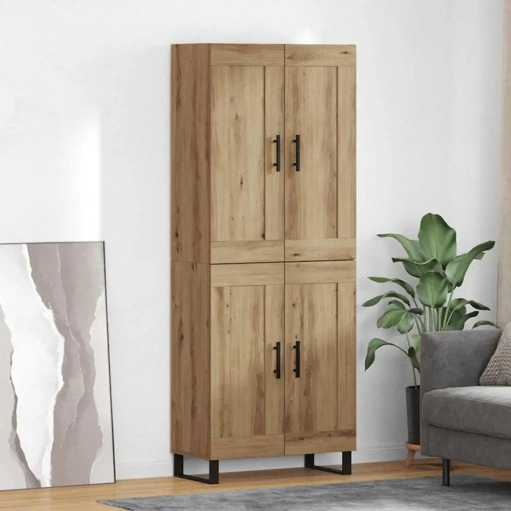 Haut Armoire 2 pc Chêne artisanal 69,5 x 34 x 180 cm - XIOS