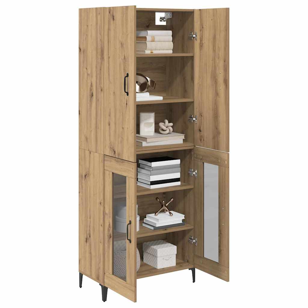 Haut Armoire Chêne artisanal 69,5 x 34 x 180 cm
