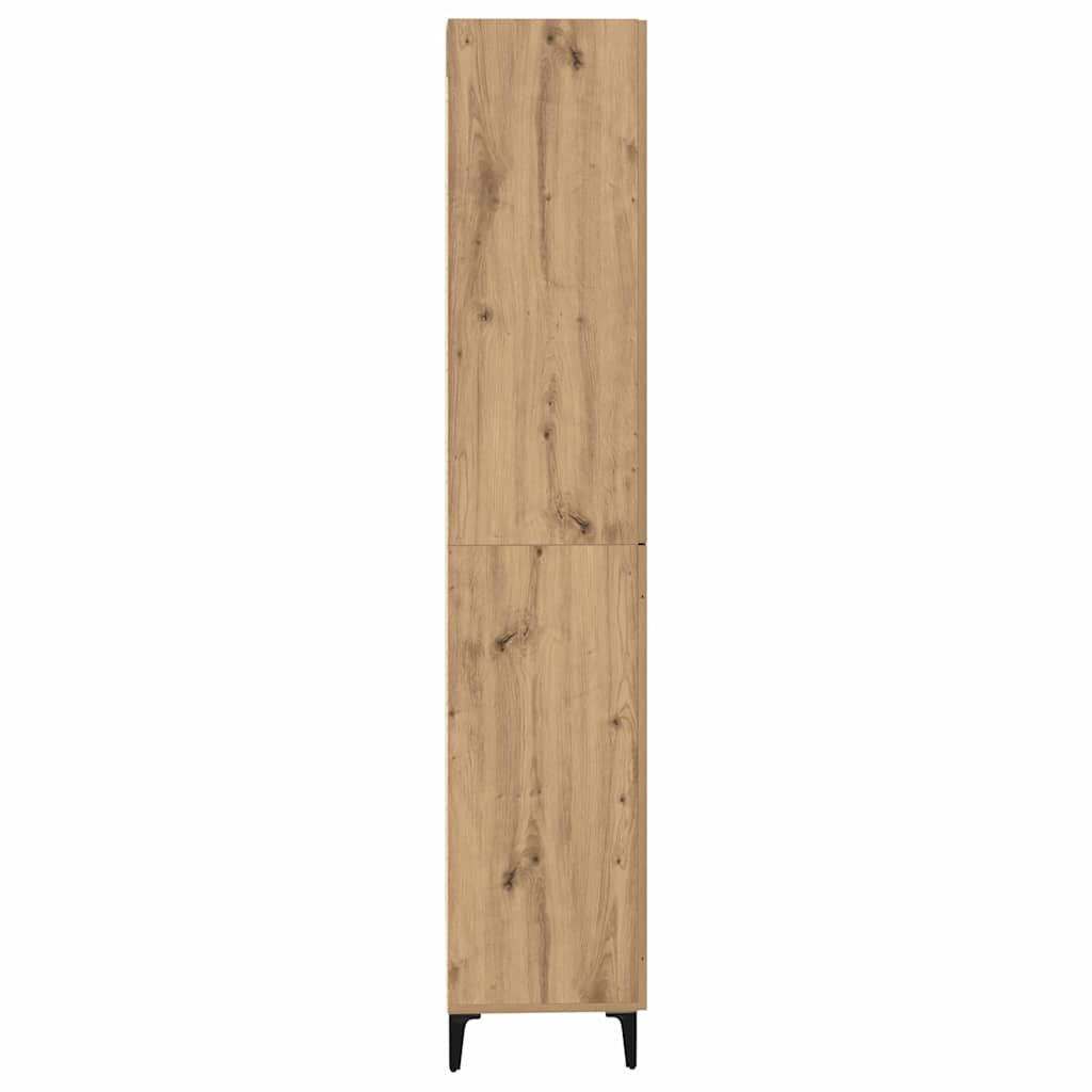 Haut Armoire Chêne artisanal 69,5 x 34 x 180 cm