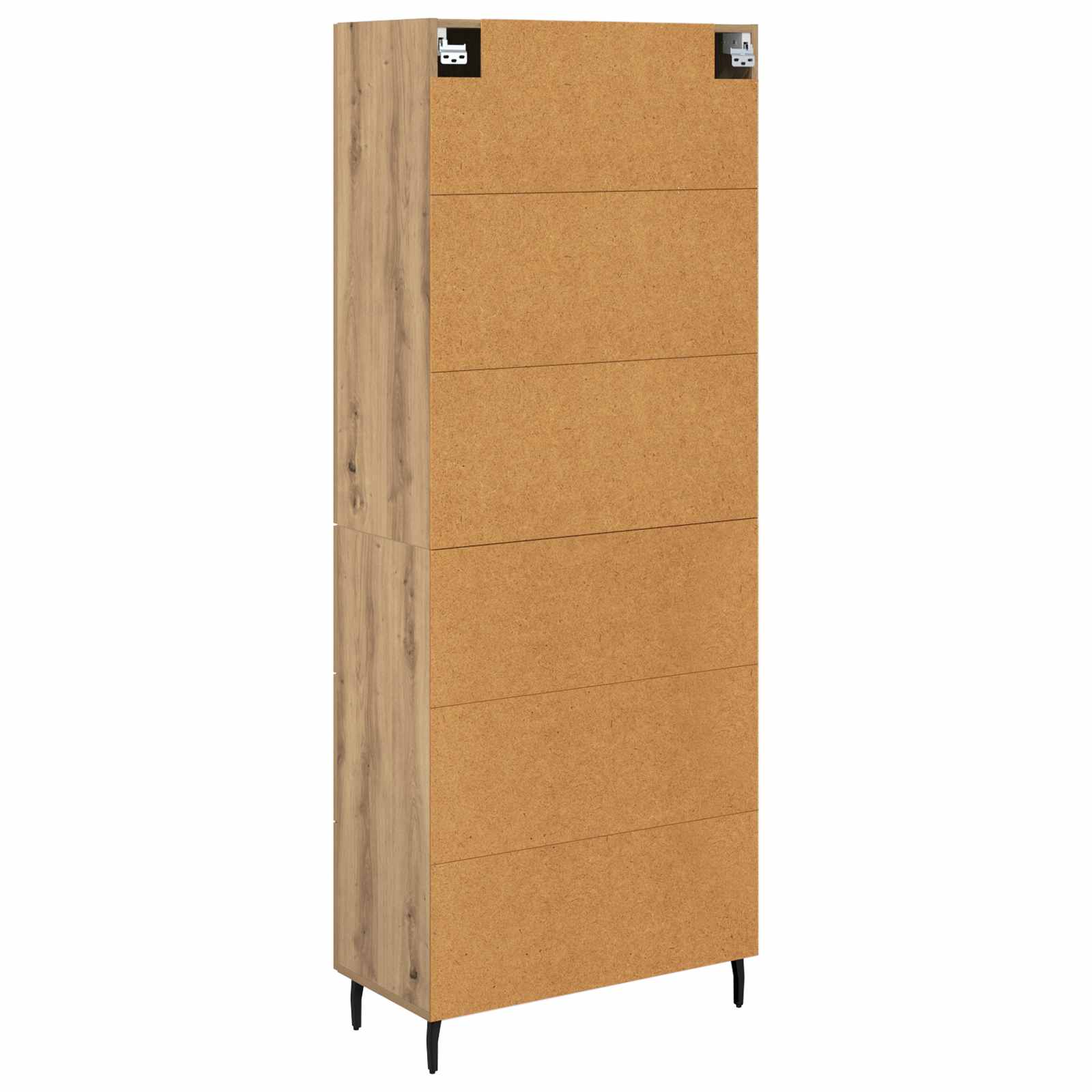 Haut Armoire 2 pc Chêne artisanal 69,5 x 34 x 180 cm