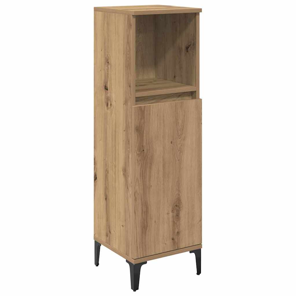 Ensemble de mobilier de salle de bain 3 pièces Chêne artisanal
