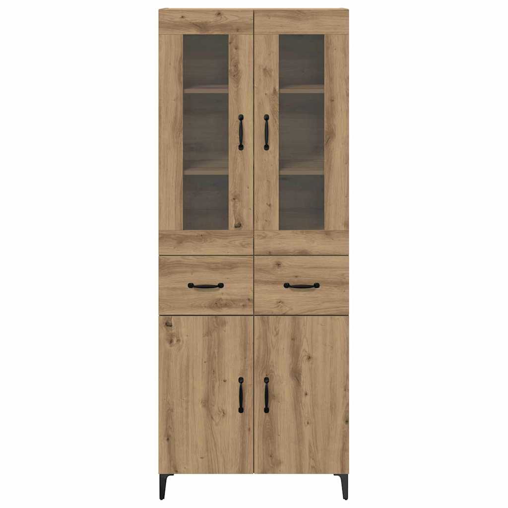 Haut Armoire Montage mural Chêne artisanal 69,5 x 34 x 180 cm - XIOS