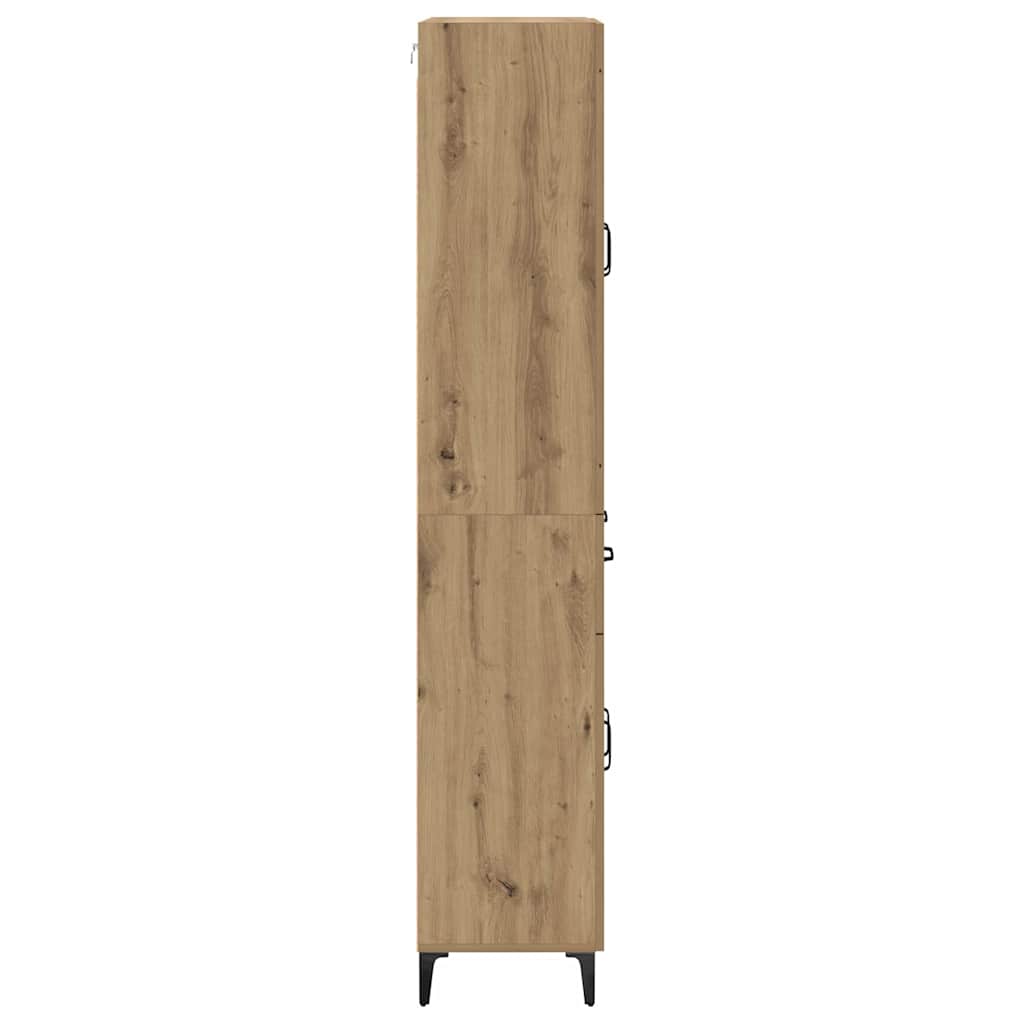 Haut Armoire Chêne artisanal 69,5 x 34 x 180 cm - XIOS