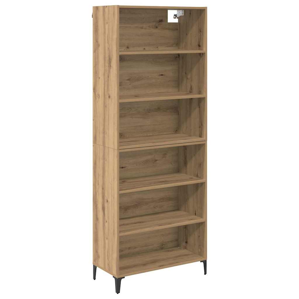 Haut Armoire Chêne artisanal 69,5 x 34 x 180 cm - XIOS