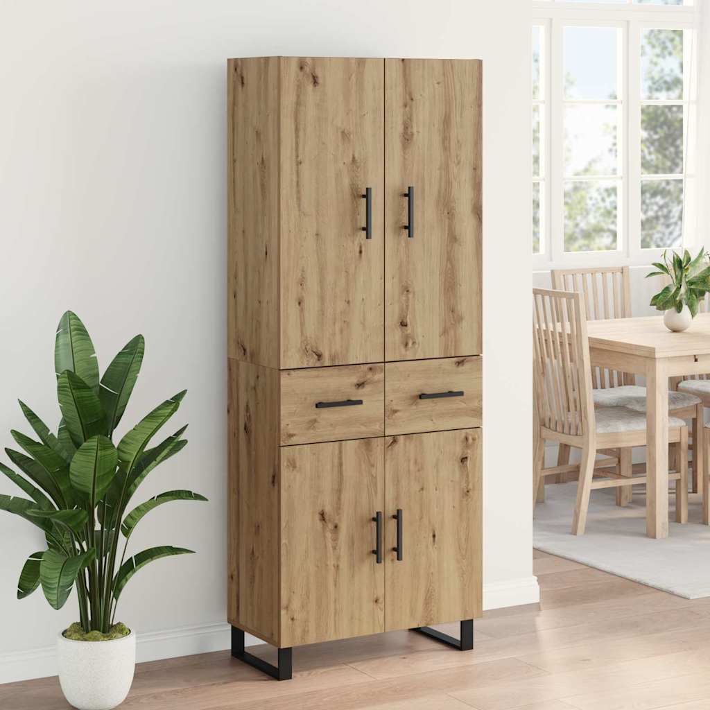 Haut Armoire 2 pc Chêne artisanal 69,5 x 34 x 180 cm - XIOS