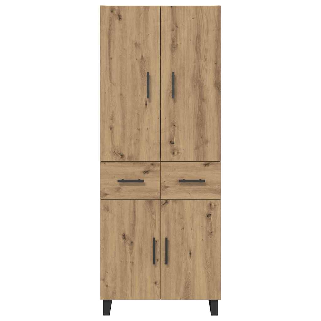 Haut Armoire 2 pc Chêne artisanal 69,5 x 34 x 180 cm - XIOS