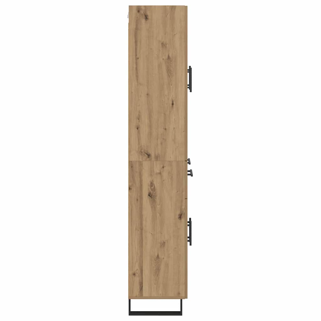 Haut Armoire 2 pc Chêne artisanal 69,5 x 34 x 180 cm - XIOS