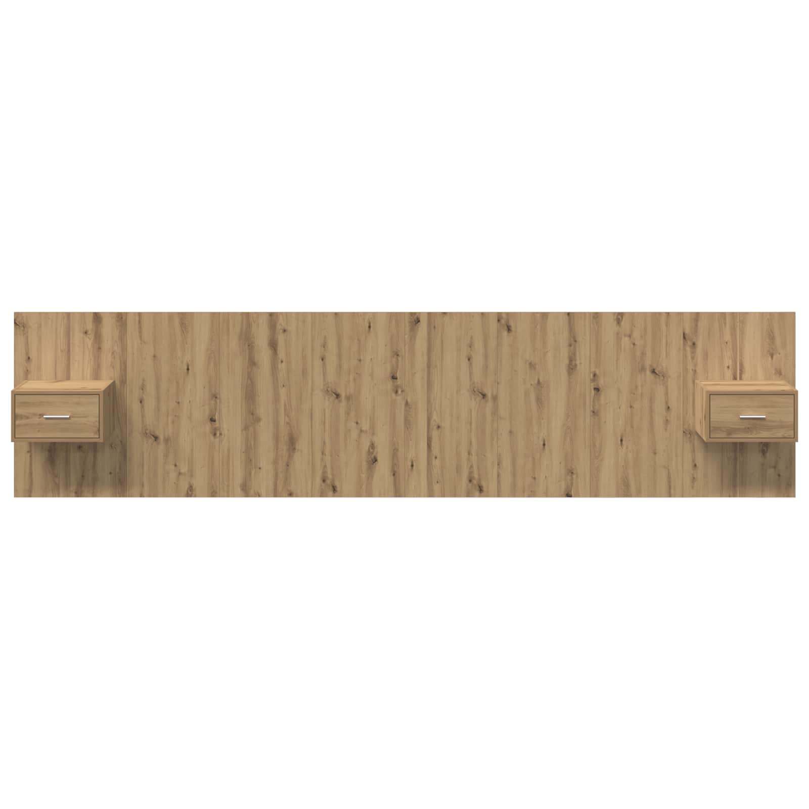Tête de lit avec armoire avec tiroir 3 pcs Chêne artisanal - XIOS