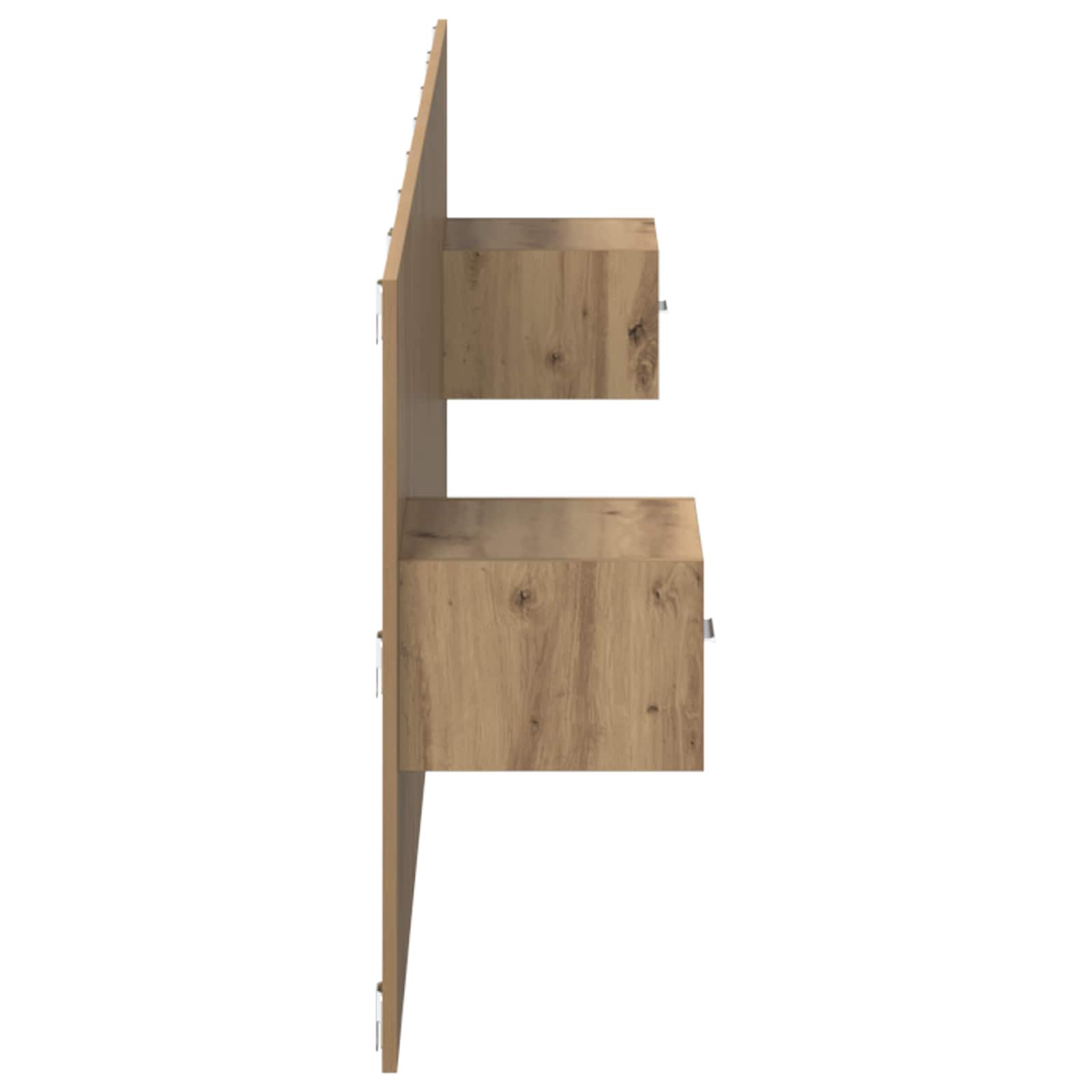 Tête de lit avec armoire avec tiroir 3 pcs Chêne artisanal - XIOS