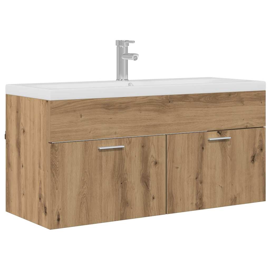 Armoire de salle de bain Chêne artisanal 100 x 38,5 x 46 cm