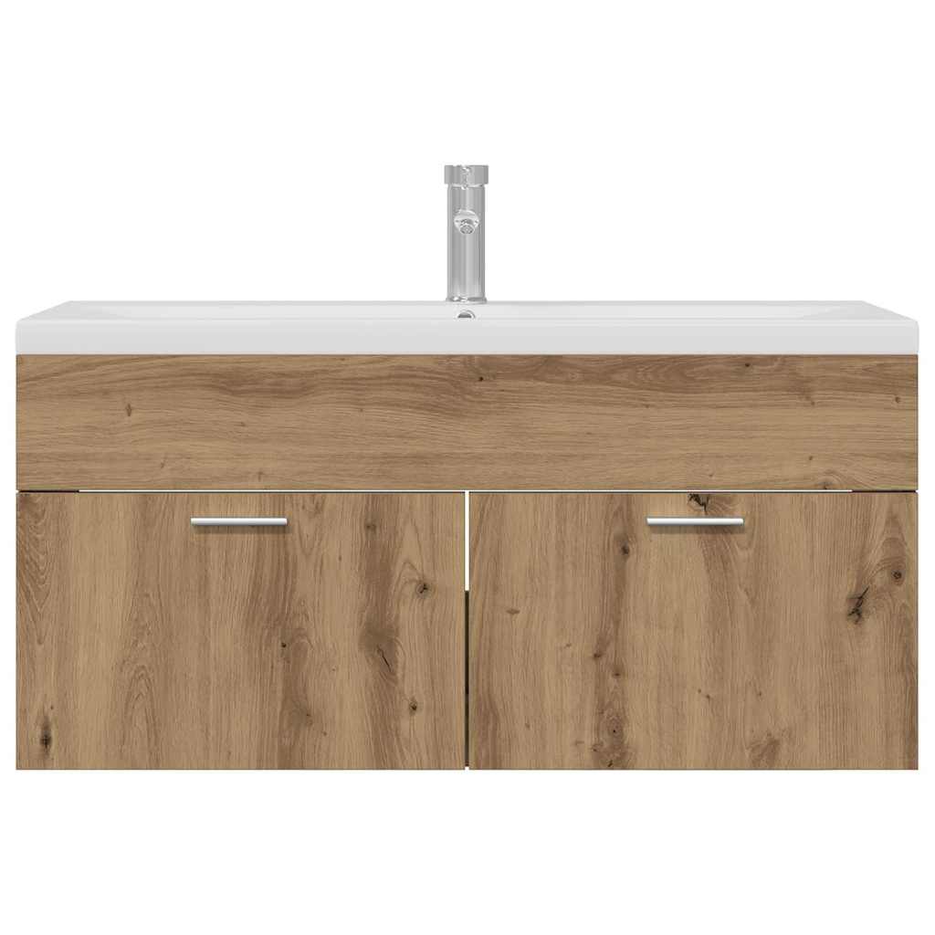 Armoire de salle de bain Chêne artisanal 100 x 38,5 x 46 cm