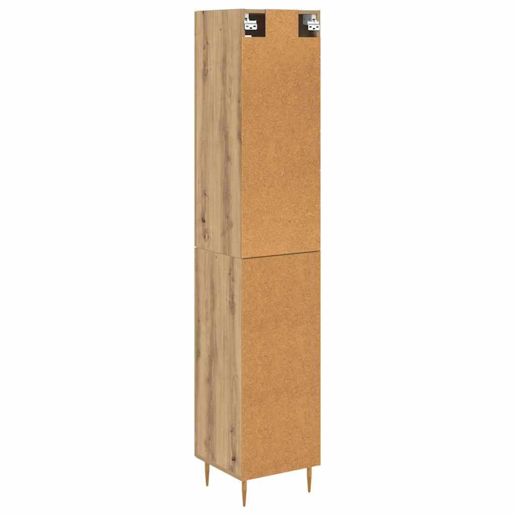 Haut Armoire Chêne artisanal 34,5 x 34 x 180 cm - XIOS