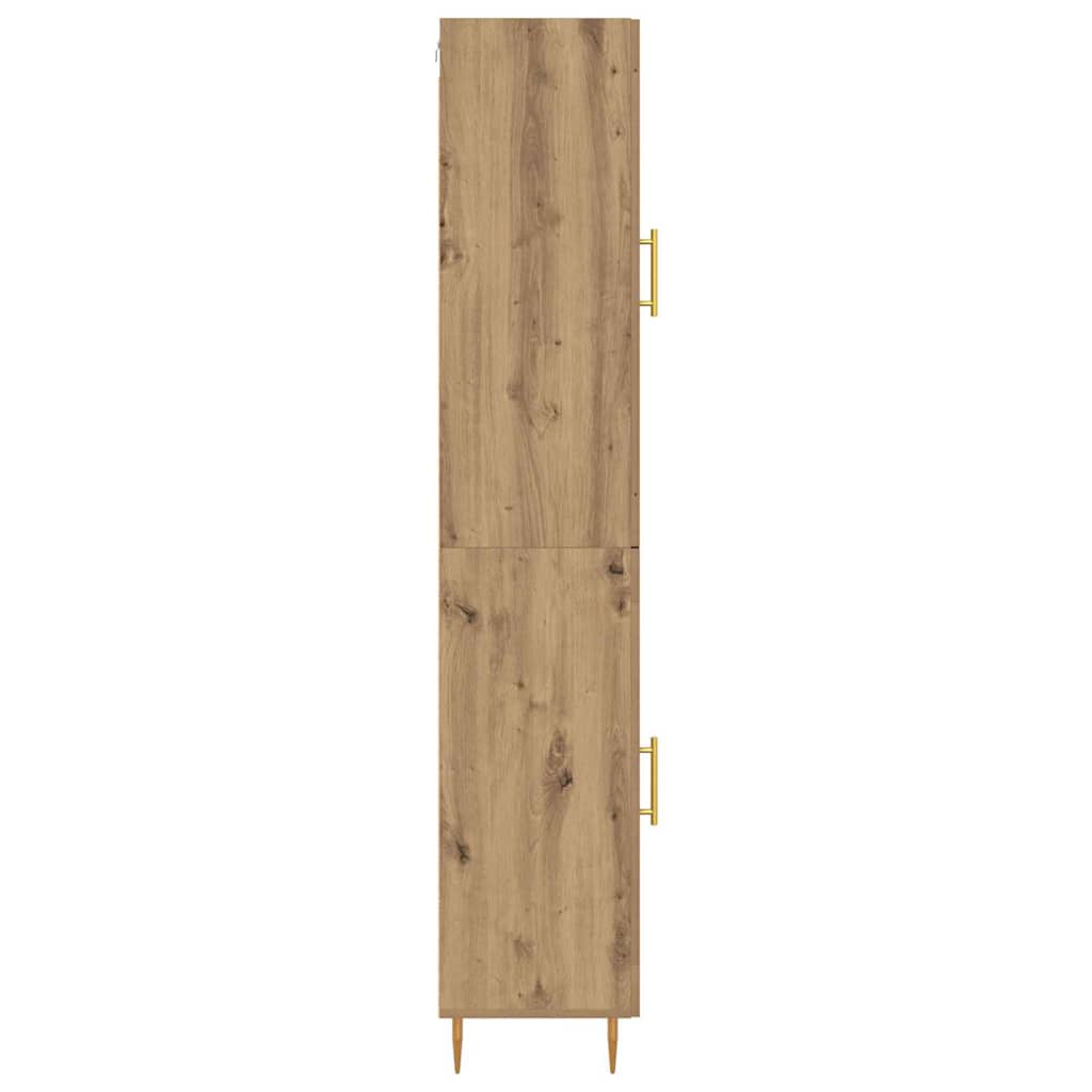Haut Armoire Chêne artisanal 34,5 x 34 x 180 cm - XIOS