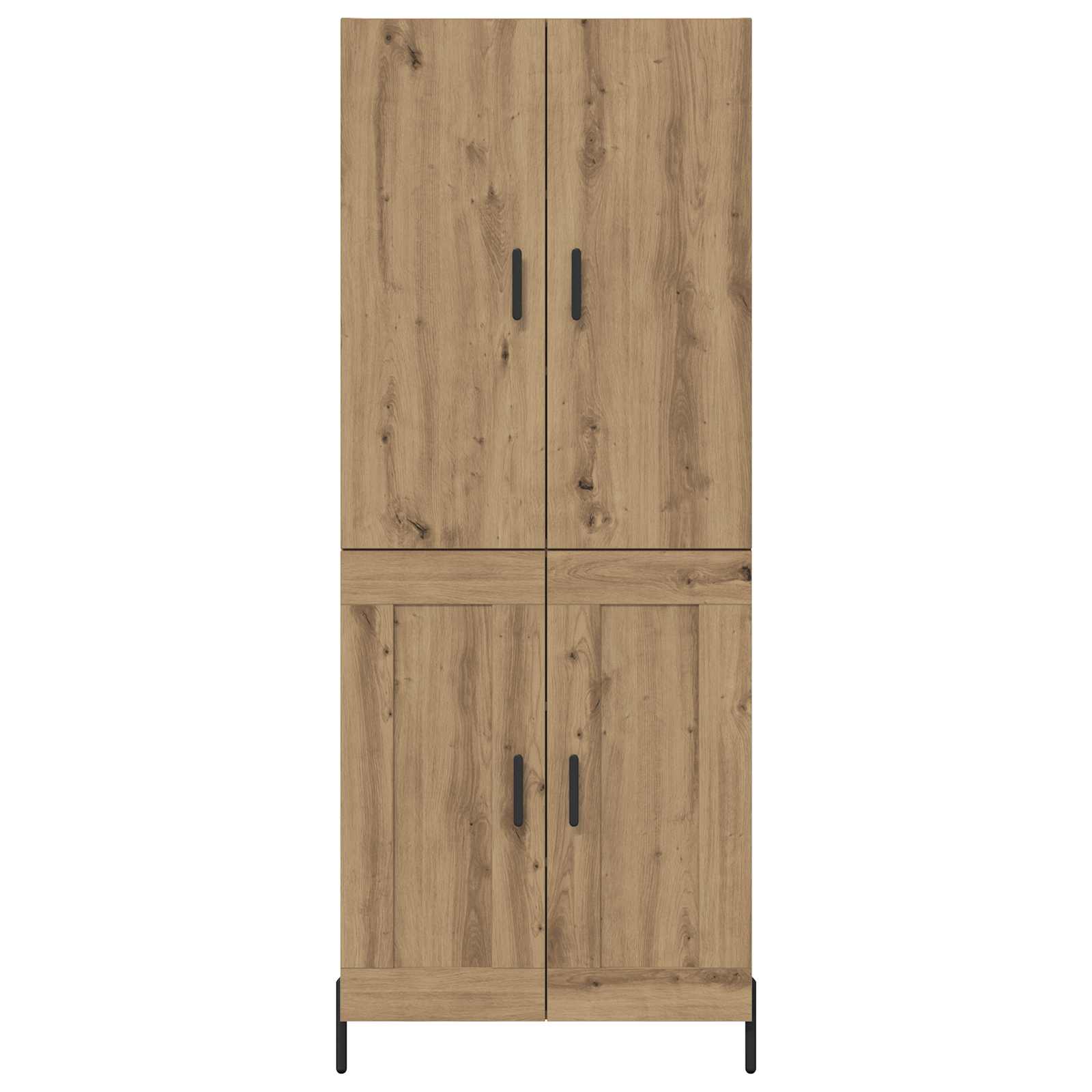 Haut Armoire Montage mural Chêne artisanal 69,5 x 34 x 180 cm - XIOS